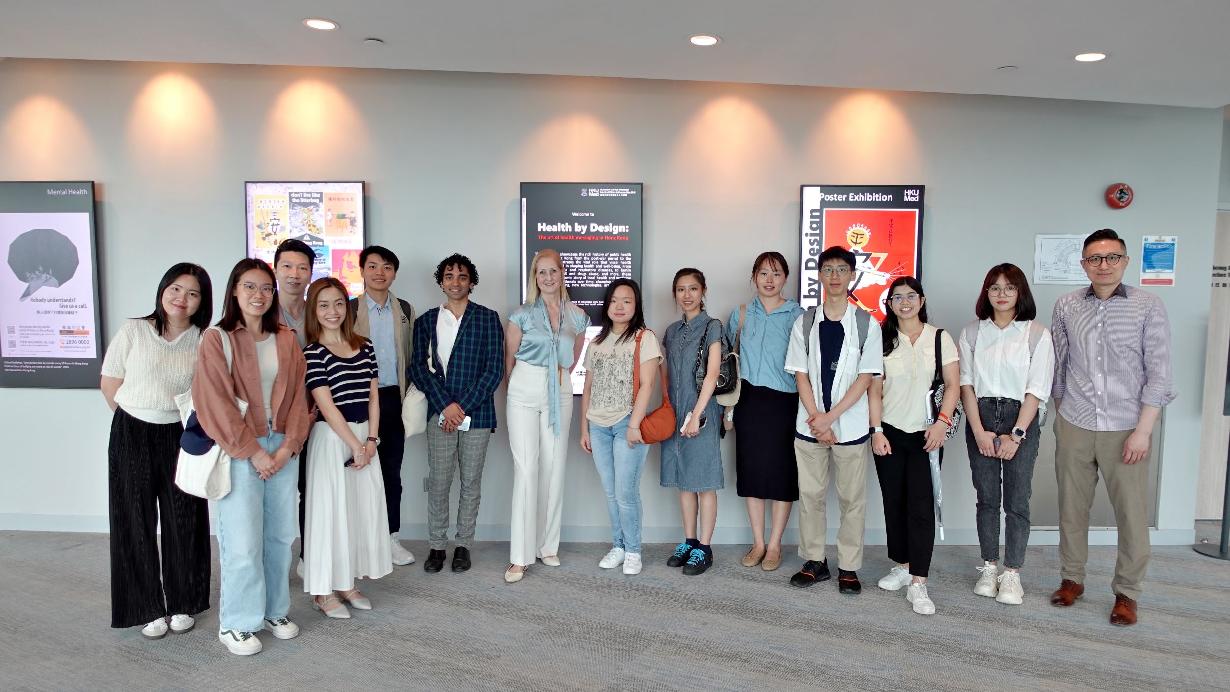 Visual Odyssey - The art of health messaging in HK - Group Photo